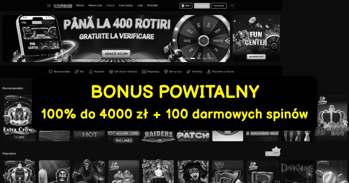 WinBoss Casino - Najlepsze sloty online, bonusy i gry mobilne