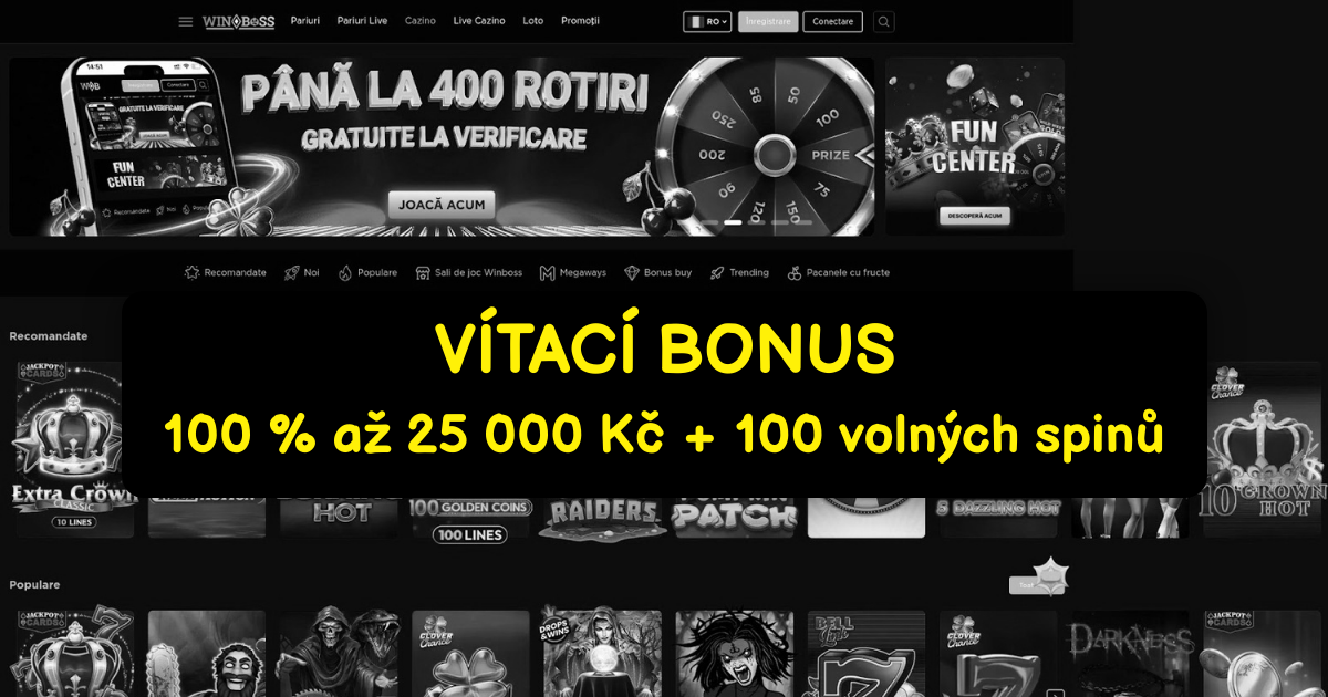 WinBoss Casino - Nejlepší Online Sloty a Bonusy